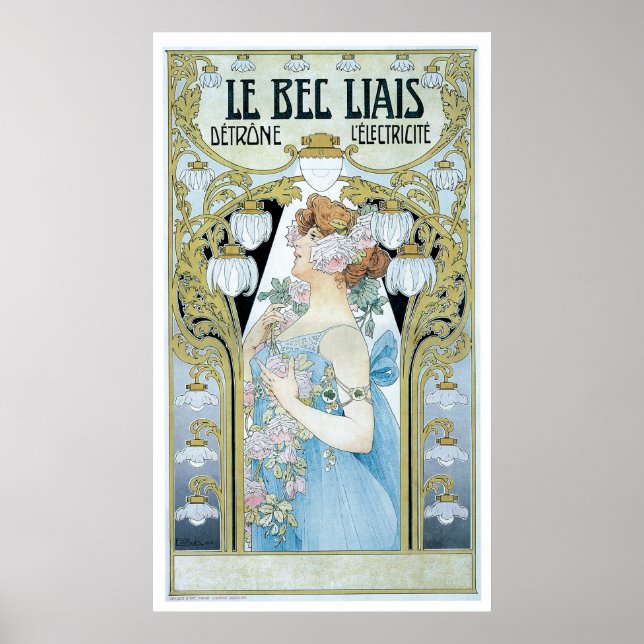 Póster Le Bec Liais Dethrone l'Ectricite (Frente)