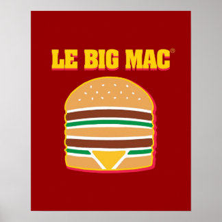 Póster Le Big Mac