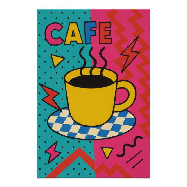 Póster Le café électrique (Anverso)