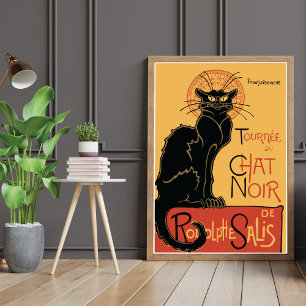 Póster Le Chat Noir de Steinlen