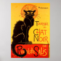 Le Chat Noir El Viento Art Nouveau Del Gato Negro