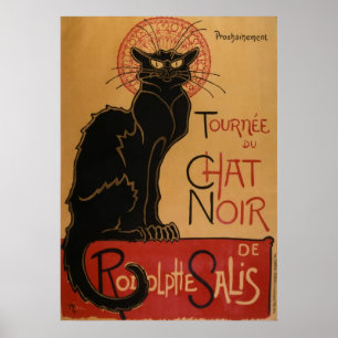 Póster Le chat Noir - Steinlen