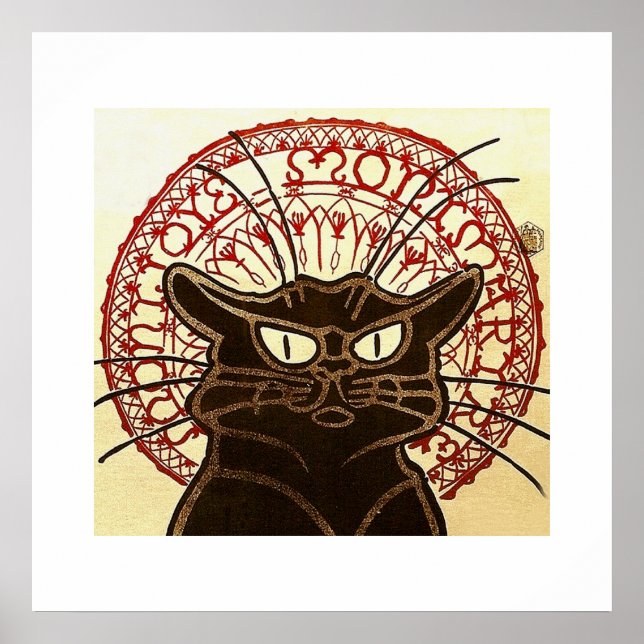 Póster Le Chat Noir, Vente Hôtel Drouot (Frente)