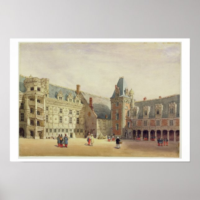 Póster Le Chateau de Blois (p/c sobre el papel) (Frente)