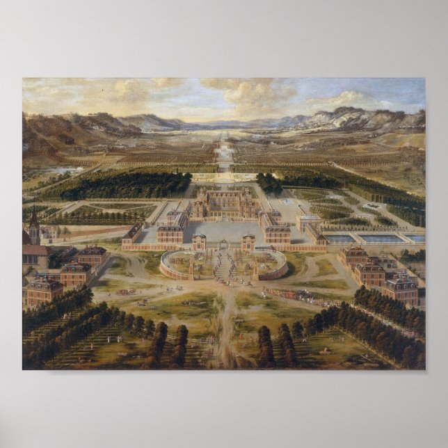 Póster Le Château de Versailles - 1668 (Frente)