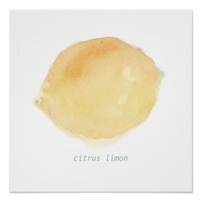 Póster le citron (Anverso)
