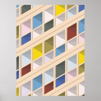 Póster Le Corbusier - Cité radieuse 5