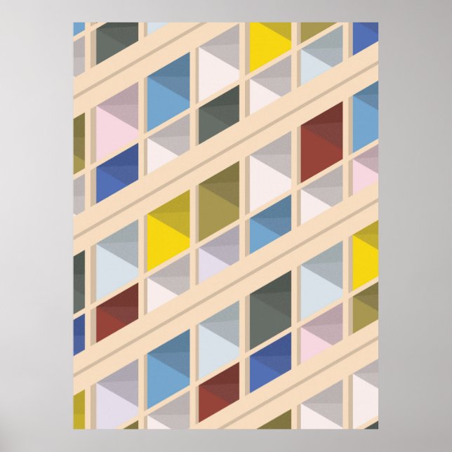 Póster Le Corbusier - Cité radieuse 5 (Frente)