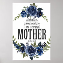 Le debo a mi madre poster ángel