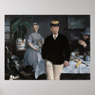Póster Le Déjeuner dans l'atelier de Édouard Manet