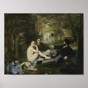 Póster Le Déjeuner sur l'Herbe por Manet - Poster