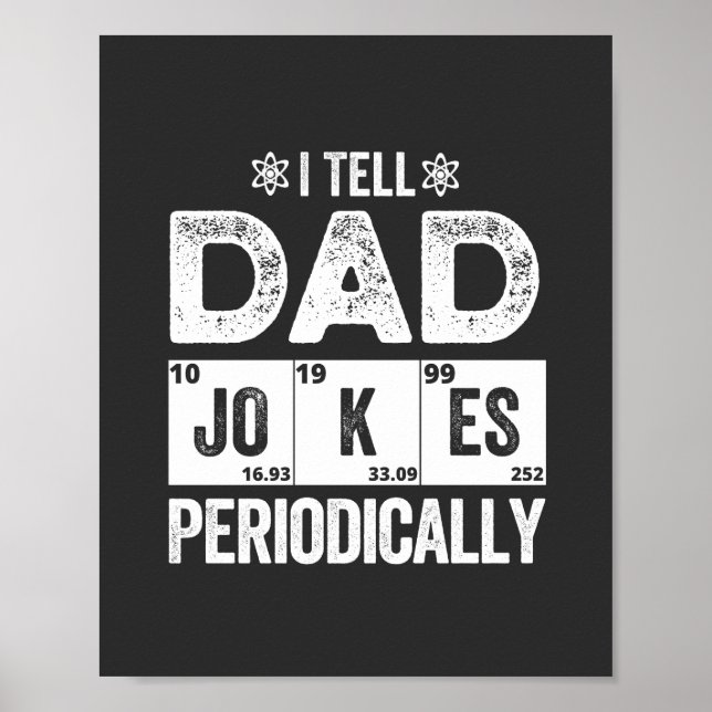 Póster Le Digo A Papá Chistes Periódicamente (Frente)