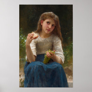 Póster Le Gouter por William-Adolphe Bouguereau