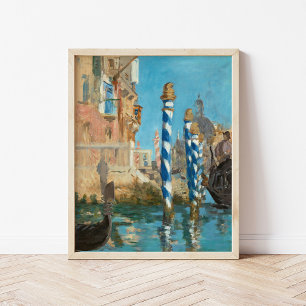 Póster Le Grand Canal à Venise   Édouard Manet