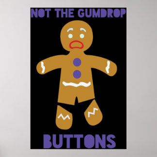 Póster Le Gumdrop Buttons