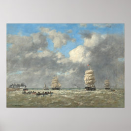 Póster Le Havre - Eugène Boudin Bella Artes