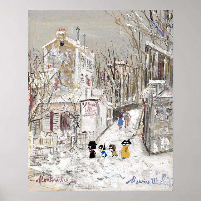 Póster Le Lapin Agile es Ses Habitues (Frente)