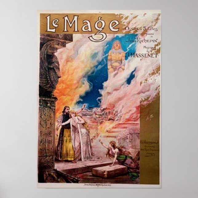 Póster Le Mage French Opera (Frente)