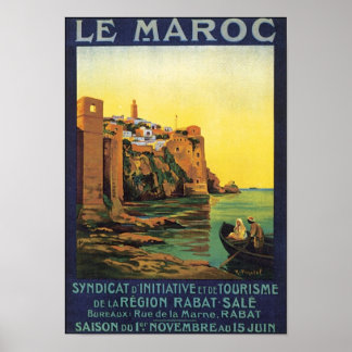 Póster Le Maroc