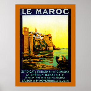 Póster Le Maroc