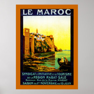 Póster Le Maroc