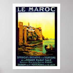 Póster Le Maroc ~ Rabat