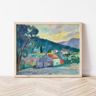 Póster Le Mas à Saint-Tropez   Henri Manguin