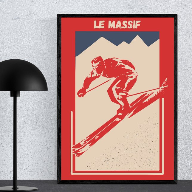 Póster Le Massif de Charlevoix en Quebec, Canadá - Esquí (Subido por el creador)