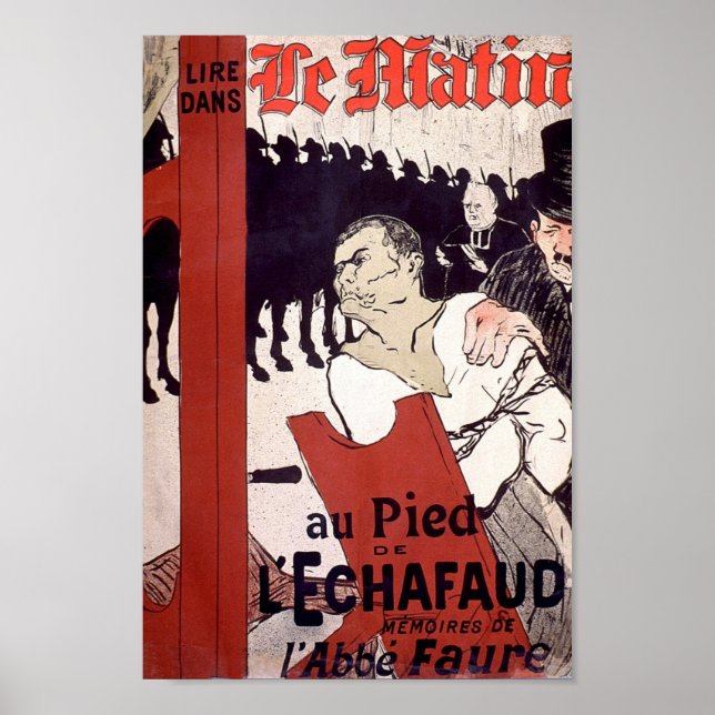 Póster Le Matin Toulouse Lautrec 1893 (Frente)