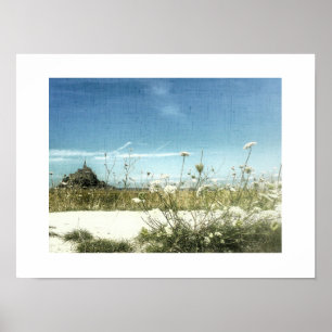 Póster Le Mont Saint Michel Ver Normandía Francia Poster