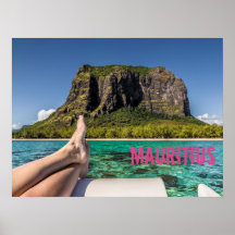 Le Morne Brabant Mauricio vistas desde el mar