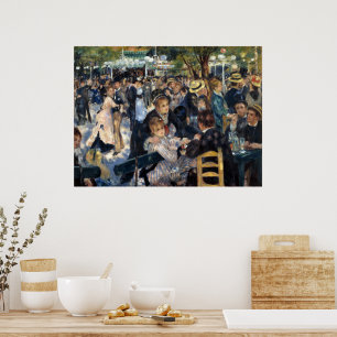 Póster Le Moulin de la Galette Renoir