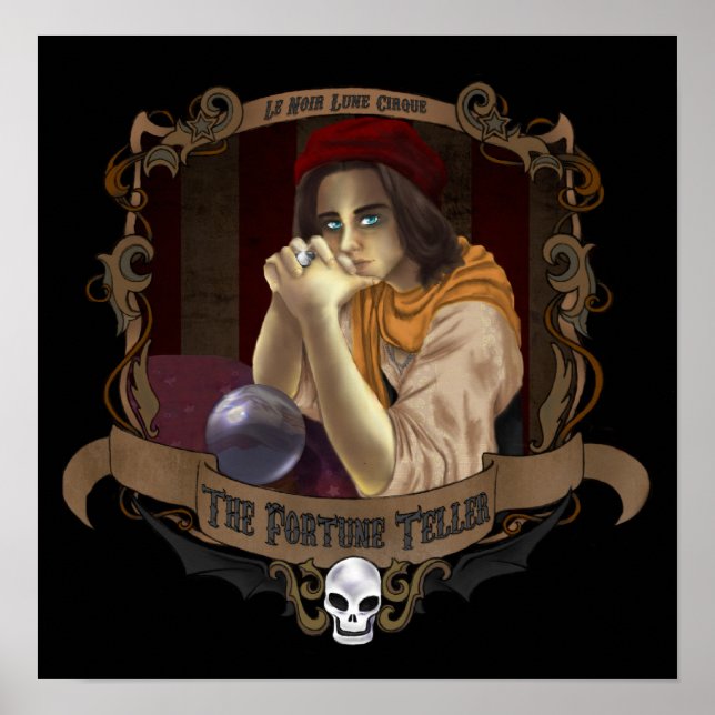Póster Le Noir Lune Cirque - La adivina (Frente)