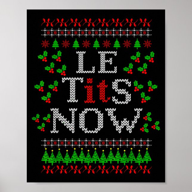 Póster Le Now Christmas Let It Snow Christmas Le Now  (Frente)