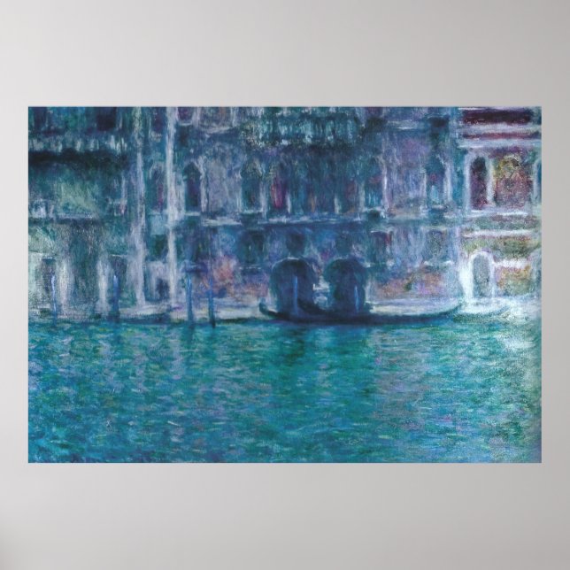 Póster Le palais da Mula Claude Monet Poster (Frente)