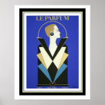 Póster Le Parfum Art Deco Poster 16  x 20<br><div class="desc">Vintage,  francés Art Deco,  publicidad para Le Parfum. medidas posters 16 x 20 y puede estar disponible en otros tamaños.</div>