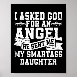 Póster Le Pedí A Dios Un Ángel Que Me Envió Mi Daugh Inte