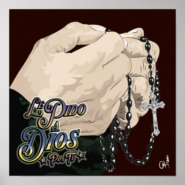 Póster Le Pido a Dios por Ti (Frente)