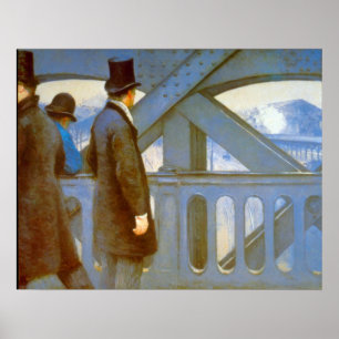 Póster Le Pont de L'Europe por Gustave Caillebotte