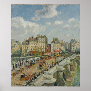 Póster Le Pont-Neuf 1902 - Camille Pissarro -