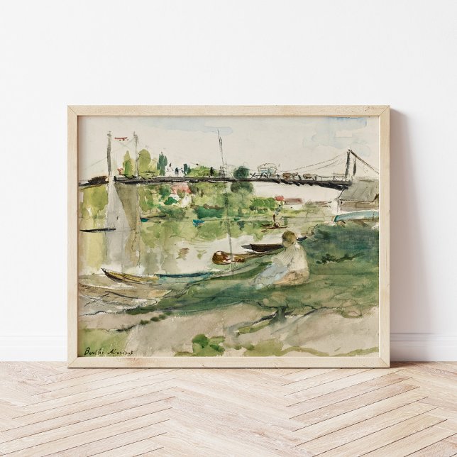 Póster Le Pont sur l'Oise | Berthe Morisot (Subido por el creador)