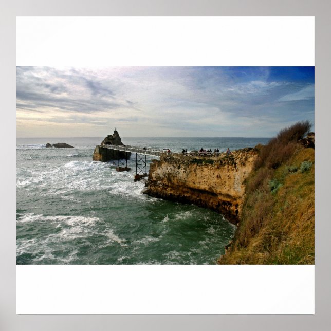 Póster Le rocher de la vierge (Frente)