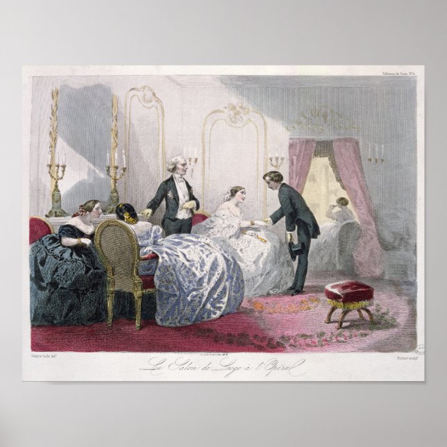 Póster Le Salon de loge a l'Opera (Frente)