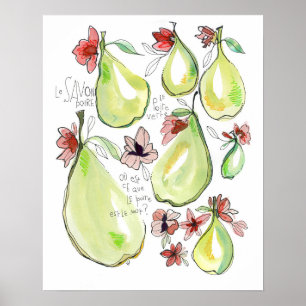 Póster Le Savon Poire