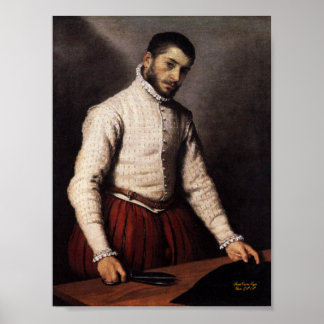 Póster Le Tailleur , el sastre Giovanni Battista Moroni