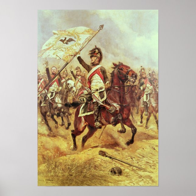 Póster 'Le Trophee', 1806, 4th Dragoon Regiment, 1898 (Frente)