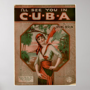 Póster Le veré en CUBA