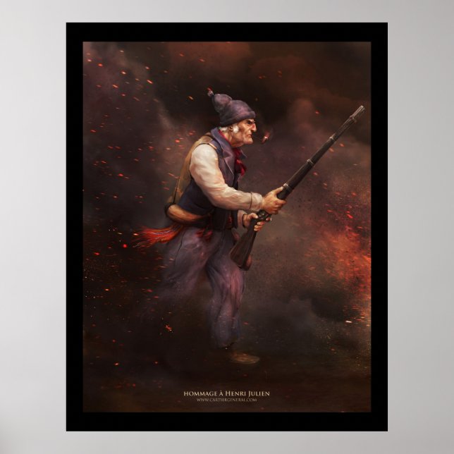 Póster Le vieux de 37, hommage à Henri Julien (Frente)