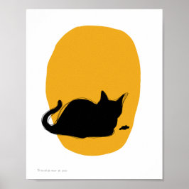 Póster Le Vomit de Chat