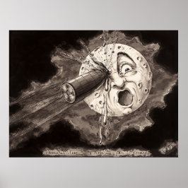 Póster Le voyage dans la lune (1902)